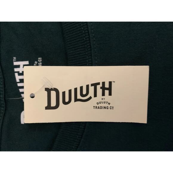 Duluth Trading Co Men’s T Shirt XL Relaxed Fit Longtail Pocket Tee Dark Green - Picture 6 of 8